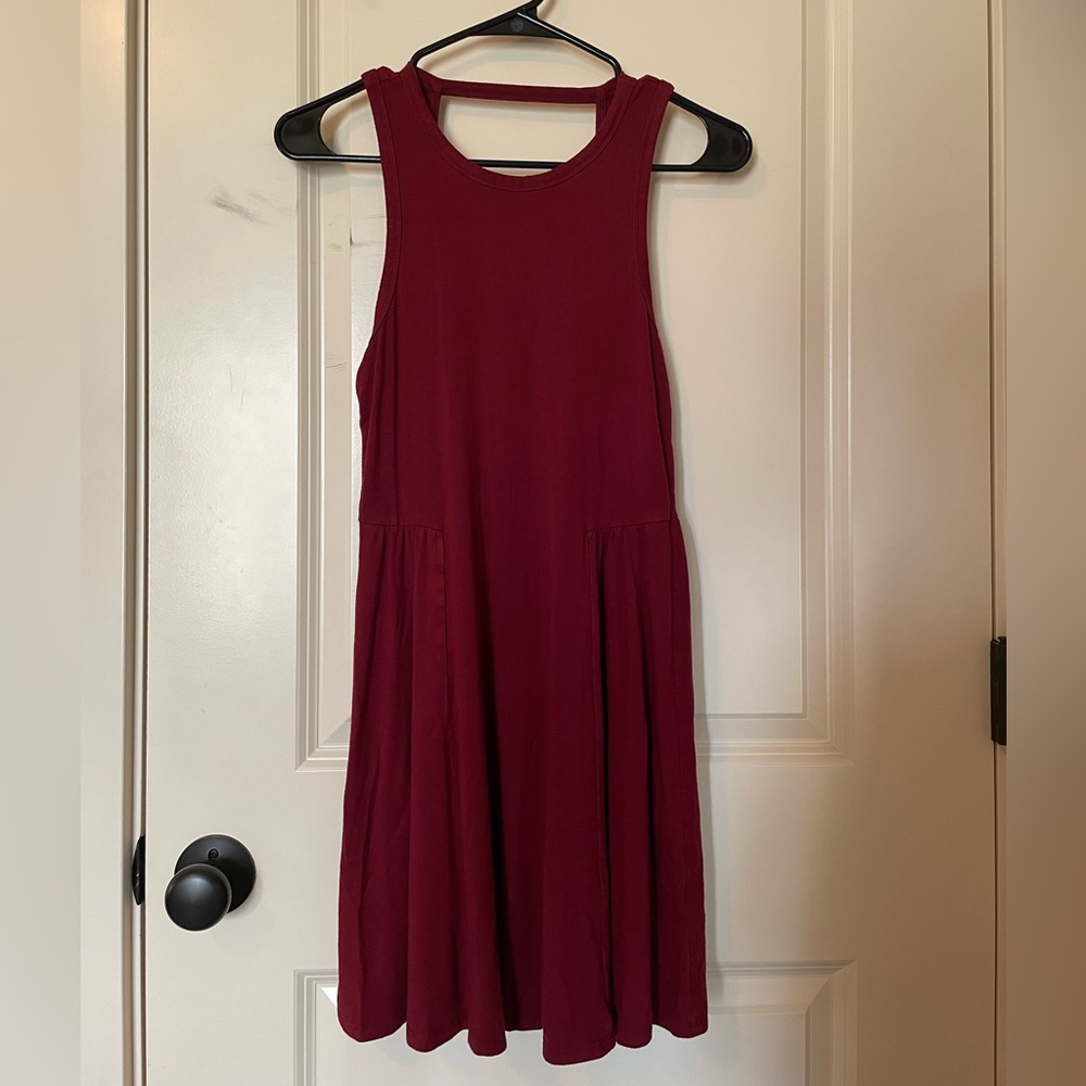 Hollister Red Skater Dress Size XS